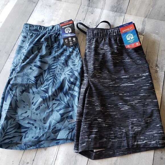 NWT - Speedo (Set of 2) Board Short Tech Volley W/Hydroliner - Size M (3… - Picture 1 of 8